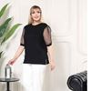 Immagine di CURVY GIRL TOP FLORAL EMBROIDERY
